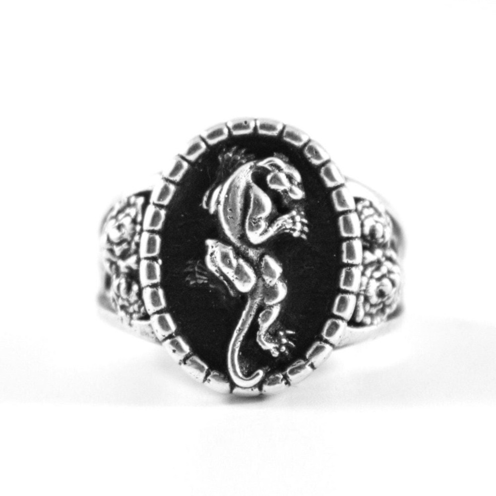 Y2k Sterling silver panther ring Size 7